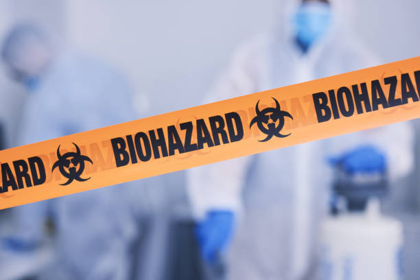 Professional Biohazard Cleanup technician working in Pembroke Pines, FL